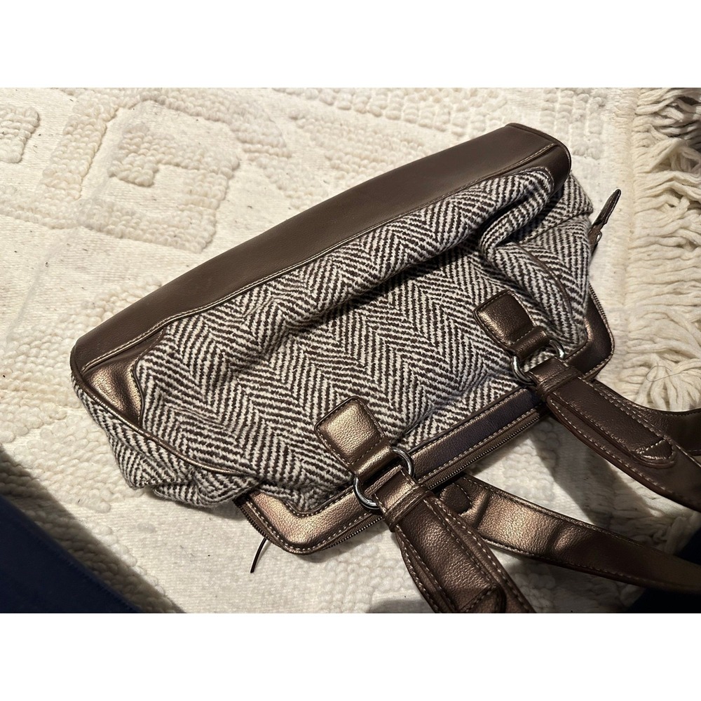 Y2K Nine Weat Herringbone Purse - Picture 4 of 10